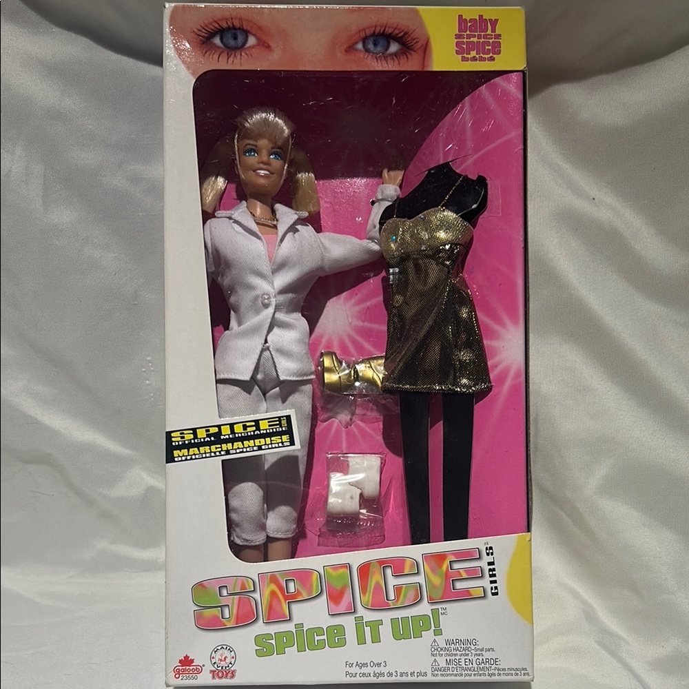 Baby Spice Doll with Gold and White Outfit